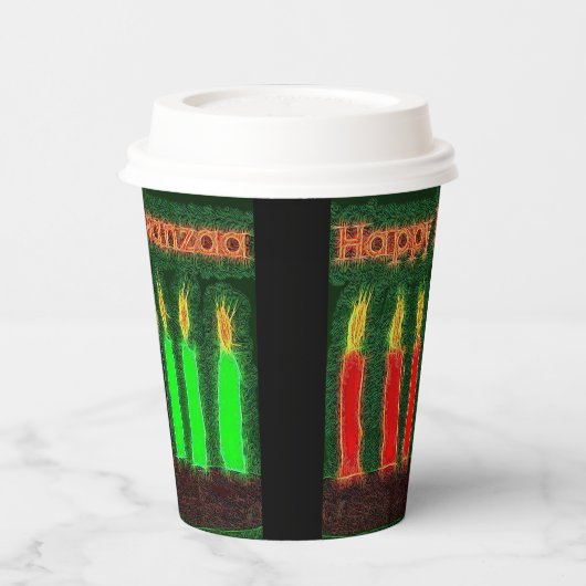 Happy Kwanzaa Papieren Bekers (Links)