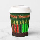 Happy Kwanzaa Papieren Bekers (Achterkant)