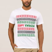 Happy Kwanzaa Pattern T-Shirt (Voorkant)