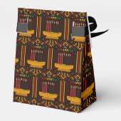 Happy Kwanzaa PopArt Bedankdoosjes (Achterkant)