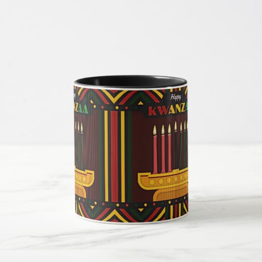 Happy Kwanzaa PopArt Mok (Midden)