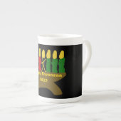 Happy Kwanzaa Porselein Kop (Voorkant rechts)