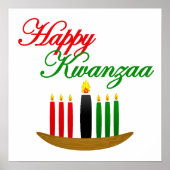 Happy Kwanzaa Poster (Voorkant)