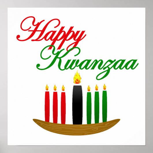 Happy Kwanzaa Poster (Voorkant)