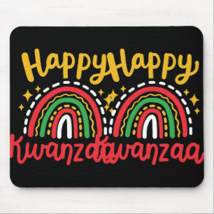 Happy Kwanzaa Retro Groovy Rainbow African America Muismat