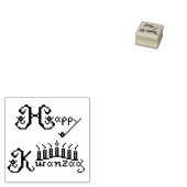 Happy Kwanzaa Rubberstempel (Gestempeld)