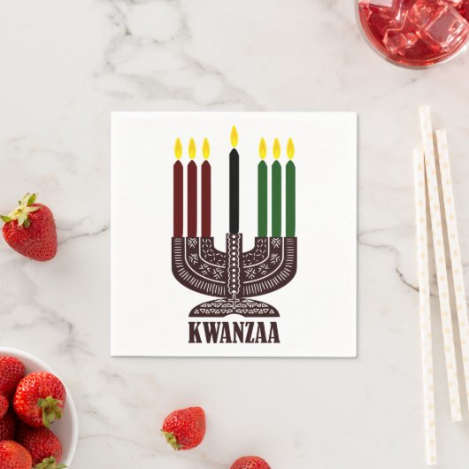 Happy Kwanzaa Servet (Insitu)
