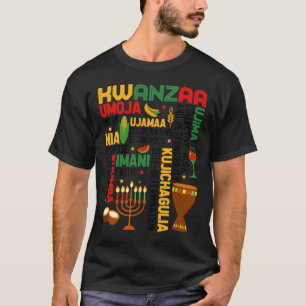 Happy Kwanzaa Seven Principles Mannen Boys Funny K T-shirt