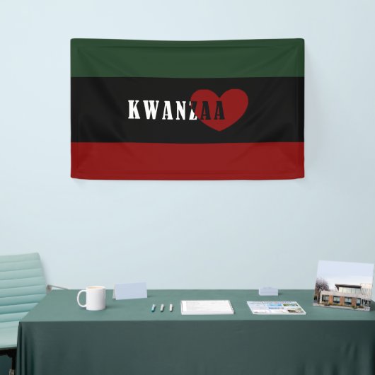 Happy Kwanzaa Spandoek (Beurs)