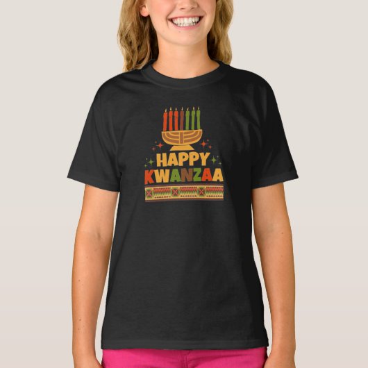 Happy Kwanzaa T-Shirt (Voorkant)