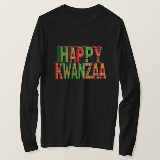 Happy Kwanzaa T-shirt (Design voorkant)