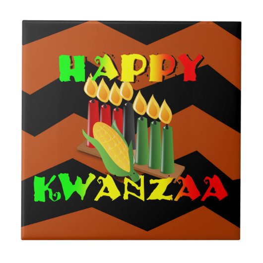 HAPPY KWANZAA TEGELTJE (Voorkant)