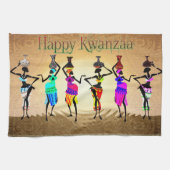 Happy Kwanzaa Theedoek (Horizontaal)