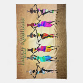 Happy Kwanzaa Theedoek (Verticaal)