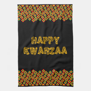 Happy Kwanzaa Theedoek