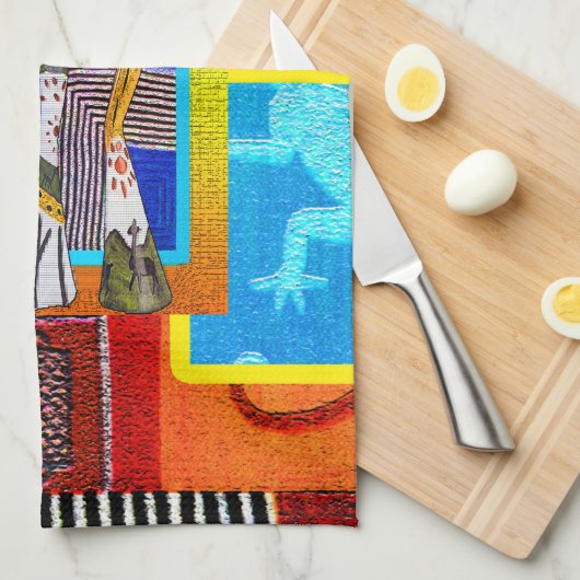 Happy Kwanzaa Theedoek (Quarter Fold)