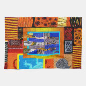 Happy Kwanzaa Theedoek (Horizontaal)