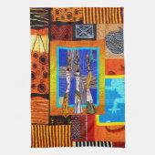 Happy Kwanzaa Theedoek (Verticaal)