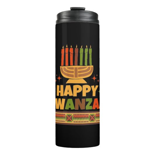 Happy Kwanzaa Thermosbeker (Voorkant)
