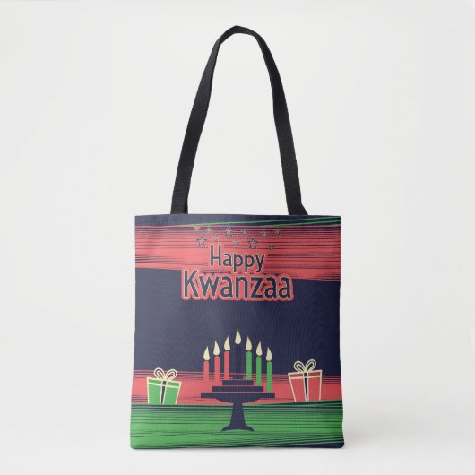 Happy Kwanzaa Tote Bag (Voorkant)