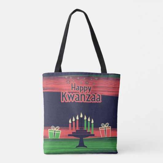 Happy Kwanzaa Tote Bag (Achterkant)