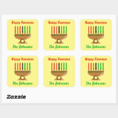 Happy Kwanzaa Vierkante Sticker (Vel)