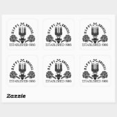 Happy Kwanzaa Vierkante Sticker (Vel)