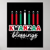 Happy Kwanzaa viert Afrikaans Poster (Voorkant)
