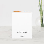 Happy Kwanzaa Wenskaart Kaart (Achterkant)