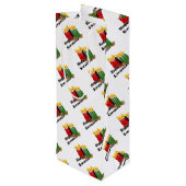 Happy Kwanzaa Wijn Cadeautas (Achterkant Gekanteld)