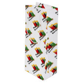 Happy Kwanzaa Wijn Cadeautas (Voorkant Gekanteld)