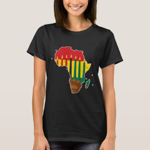 Happy Kwanzaa Zeven Principes Kinara Kaarsen Afri T-shirt