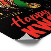 Happy Kwanzaa Zeven principes van Kwanzaa Vrouwen Poster (Hoek)