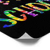 Happy laatste dag van school das dye Afstuderen le Poster (Hoek)