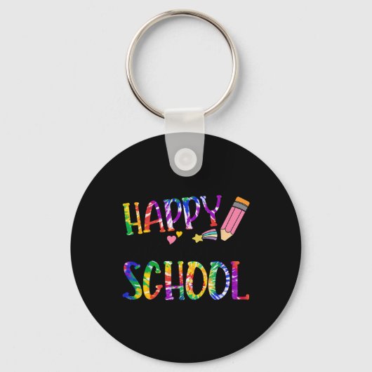 Happy laatste dag van school das dye Afstuderen le Sleutelhanger (Voorkant)