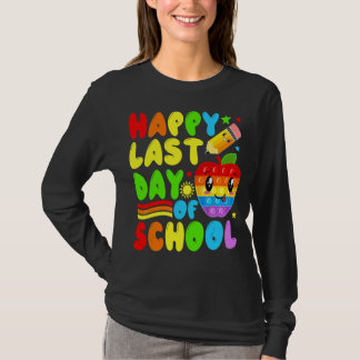 Happy laatste dag van school Pop IT Poppin Teacher T-shirt