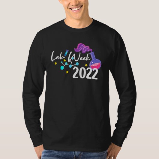 Happy Lab Week 2022 Laboratory Technicia 2022 T-shirt (Voorkant)