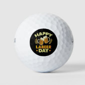 Happy Labeer Day Sarcastisch Bier Party Dag van de Golfballen (Voorkant)