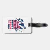 Happy Labor dag Weekend Bagagelabel (Achterkant horizontaal)