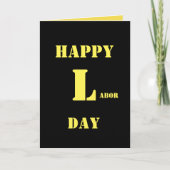 Happy Labor Day 2017 wenskaarten Kaart (Voorkant)