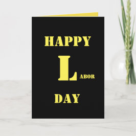 Happy Labor Day 2017 wenskaarten Kaart