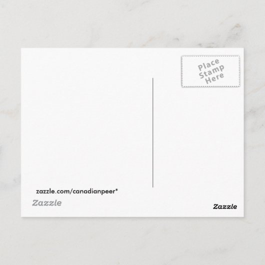 Happy Labor Day Canada Dock Briefkaart (Achterkant)