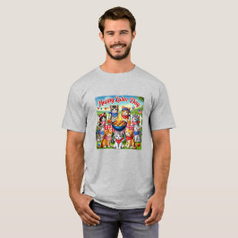 Happy Labor Day Kittens T-shirt