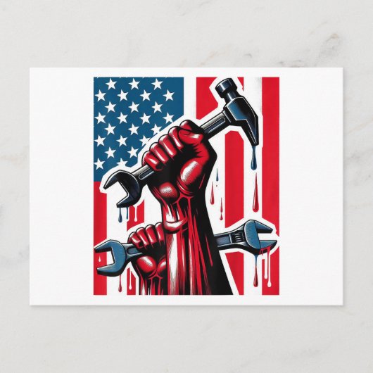 Happy Labor Day Mannen Vrouwen en Jeugd Briefkaart (Voorkant)