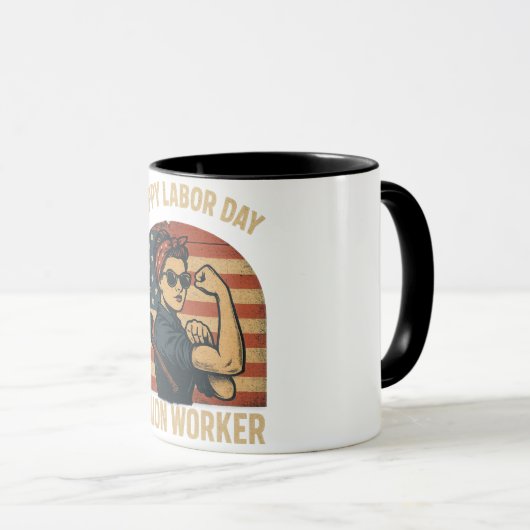 Happy Labor Day Mok (Voorkant rechts)