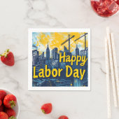 Happy Labor Day Papier Servet (Insitu)