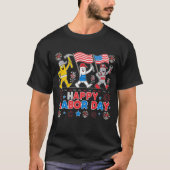 Happy Labor Day Patriotic Edition voor mannen, vro T-shirt (Voorkant)