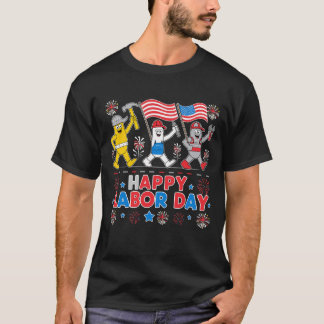 Happy Labor Day Patriotic Edition voor mannen, vro T-shirt