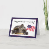 Happy Labor Day Patriottische Schildpad met vlag H Feestdagen Kaart (Voorkant)