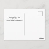 Happy Labor Day patriottische Verenigde Staten Roo Briefkaart (Achterkant)